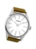Oozoo Analog-Armbanduhr Oozoo Timepieces braun extra groß (ca. 50mm)