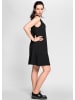 sheego A-Linien-Kleid in schwarz