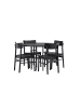 ebuy24 Schwarz 115 x 115 cm