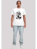 F4NT4STIC T-Shirt DC Comics Batman Arkham Knight Sketch in weiß