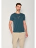 GreenBomb T-Shirt Bike Mikkel in Blauer Stein