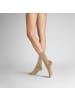 Hudson Socken Relax Cotton druckfreier Bund in Beigemel.