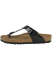 Birkenstock Zehensandale Gizeh Birko-Flor Lack normal in schwarz