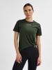 Hummel Hummel T-Shirt Hmlte Multisport Damen Dehnbarem Schnelltrocknend in CLIMBING IVY