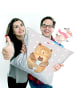 Mr. & Mrs. Panda Ostergeschenk Bär Baby ohne Spruch in Grau Pastell