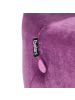Beliani Pouf CARROLLTON in Violett/Gold - (W) 40 x (H) 41 x (L) 40 cm