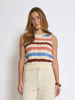 Peppercorn Top in Skyblue Stripe