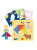 Tooky Toy Magnetpuzzle Tangram TF642 in bunt