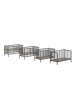 58 aufm Kessel BABYBETT Kara-lynn 144x84x76 aus Massivholz in Buche Anthrazit