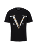 19V69 Italia by Versace T-Shirt Kiano in schwarz