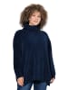 Ulla Popken Oversized-Pullover in tintenblau