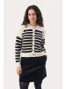 PART TWO Strickjacke PaitePW Gerade Passform in Navy Stripe