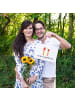 Mr. & Mrs. Panda Deko Schild Streichhölzer mit Spruch in Weiß