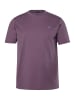 Men Plus Kurzarm T-Shirt in pflaume
