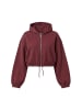 Fleece Zipthrough in burgundy