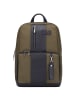 Piquadro Brief Rucksack 39 cm Laptopfach in military green