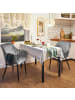 SONGMICS 2er-Set: Esszimmerstuhl in hellgrau - (B)62.5 x (H)85 x (T)60 cm