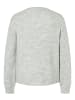 More & More Rippstrickjacke in silvergrey melange