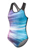 BECO the world of aquasports Badeanzug Schwimmanzug BEactive Maxpower Swimsuit in schwarz-bunt