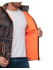 Geographical Norway Herren Regular Fit Softshelljacke  in Kaki-Orange