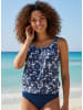 Sunseeker Tankini-Top in marine-bedruckt