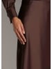 MADELEINE Langer Rock zum Schlüpfen in braun