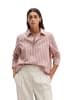 Marc O'Polo Streifen-Bluse regular in Medium Pink