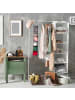 relaxdays Kleiderschrank-Hängeregal in Grau - (B)15 x (H)99 x (T)30 cm