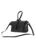 Florence Florence Abendtasche, Umhängetasche Leder schwarz ca. 23cm