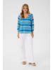 Cream Kurzarm-Bluse CRCova Regular fit in Aquarelle Jacquard