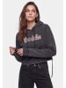 myMo ROCKS Women Hoodie in Grey Stone Wash