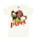 Logoshirt T-Shirt Pippi Langstrumpf in altweiss