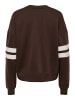ONLY Sweatshirt in Coffee Bean