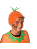 tectake Halloweenkürbis/Kürbisfigur, in schwarz/orange, Gr. 104 (3-4 Jahre)