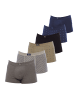 Kisses and Love 6er-Set: Boxershorts in Multicolored