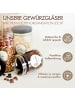Räuberella Gewürzbehälter Set 12 Stück mit Etiketten in transparent - 154ml