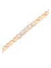faina Women Crystal-Studded Bracelet in Rose Gold White