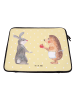 Mr. & Mrs. Panda Notebook Tasche Hase Igel ohne Spruch in Gelb Pastell