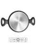 Stoneline Kochtopf | mit Deckel in Grau (Griff)