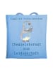 Mr. & Mrs. Panda ToteBag Chemielaborant Leidenschaft mit Spruch in Sky Blue