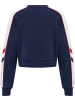 Hummel Pullover "Ic Durban Crop Sweatshirt" in Blau