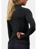 DANISH ENDURANCE Langarmshirt Half Zip in schwarz