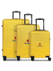 Tonino Lamborghini Bologna 4 Rollen Kofferset 3-teilig in yellow