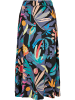 Urban Classics Urban Classics Damen Ladies Viscose Midi Skirt in blackfruity