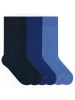 von Jungfeld Classic Socken-Set Signature Innenbund in Nachthimmel