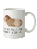 Mr. & Mrs. Panda Kindertasse Meerschweinchen Weisheit mit Spruch in Weiß