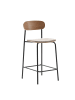 CALICOSY 2er-Set Barkrukken ADRIANA  in Taupe - (W) 42  x (H) 66  x (L) 48 cm