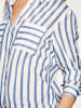 Heine Hemdbluse in bleu-ecru