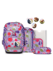 Ergobag Pack Schulranzen-Set 6tlg. inkl. Klettie-Set in BlütenzauBär