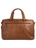 SPIKES & SPARROW Reisetasche echt Leder in cognac